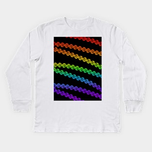 Rainbow beads Kids Long Sleeve T-Shirt